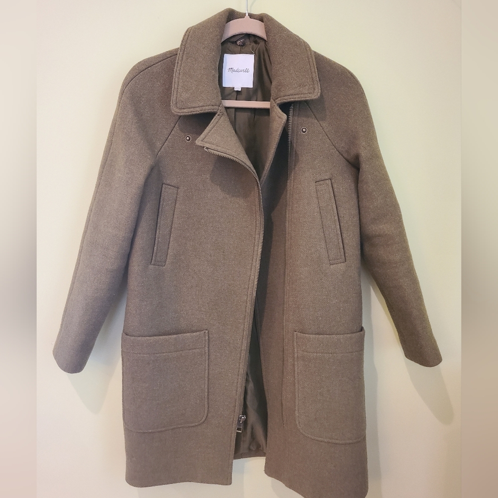 Madewell Eldridge Zip Up Coat